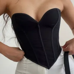 Corset bustier Noir