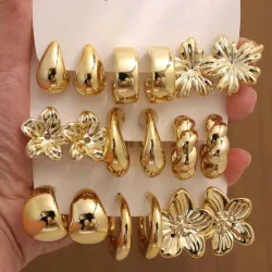 Pendientes de acero inoxidable