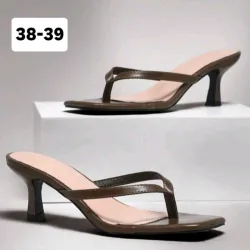 Sandalia Tacón Bare Chic Cocoa