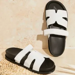 Sandalias Hermes White