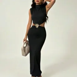 Vestido Maxi "Gilded Edge"