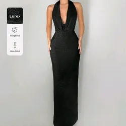 Vestido Maxi "Lurex Night"