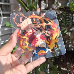 Cuadro de acrilico de Luffy