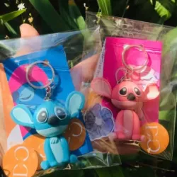 Llaveros de pareja de Stitch
