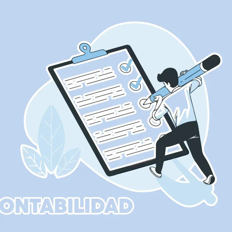 Planner de contabilidad básico (modelo horizontal)