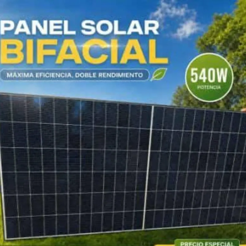 PANELES SOLARES BIFACIALES BOVIET