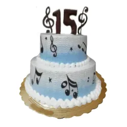 Cake Años musicales (25 comensales) - 83343