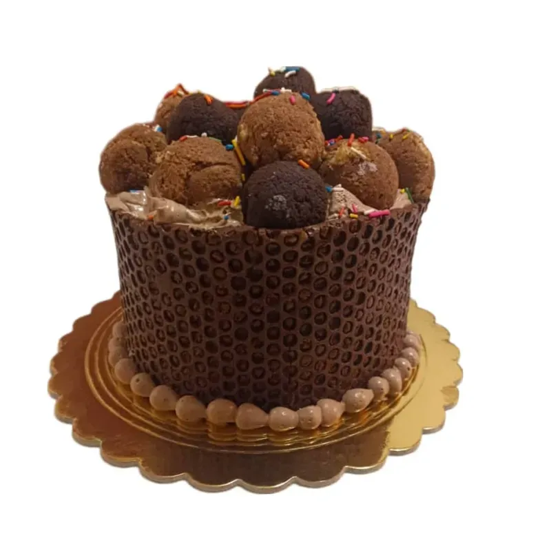 Cake con rejilla de cobertura de chocolate (4 comensales) - 254449
