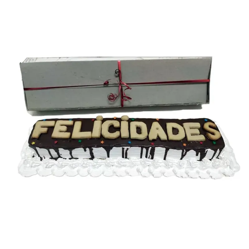 Cake rectangular Felicidades (8 comensales) - 112372
