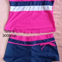 Biquini camiseta y short 