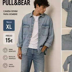 Camisa Jeans PULL&BEAR 
