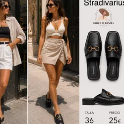 Mocasines descalzados Stradivarius