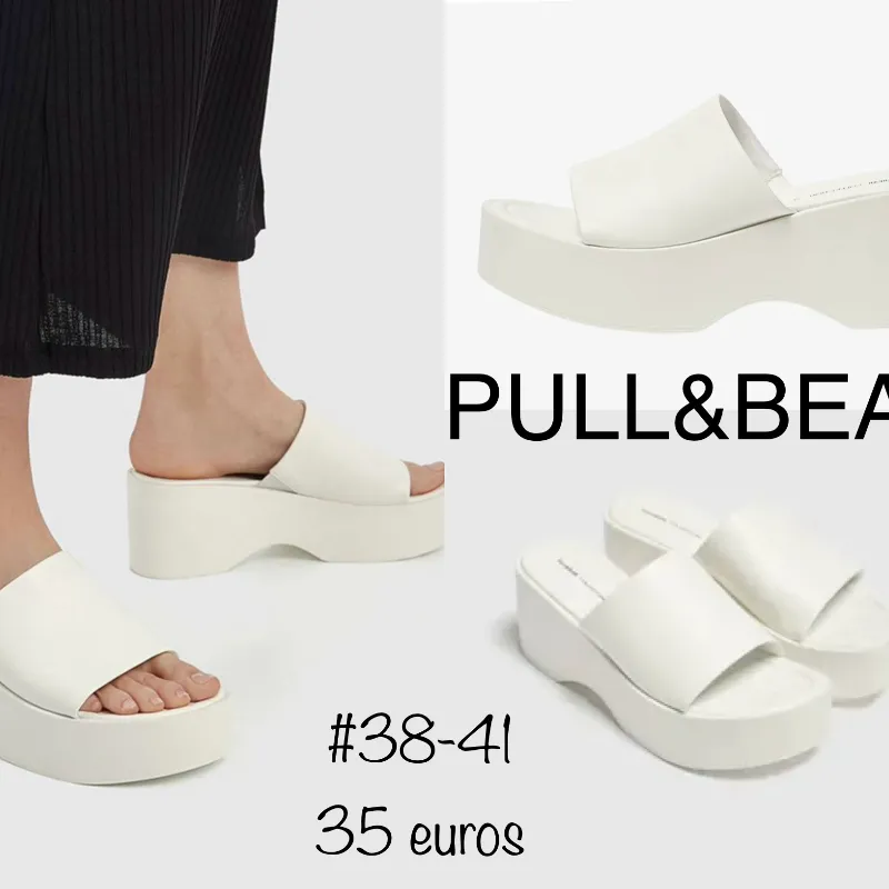 Plataformas Blancas PULL&BEAR 