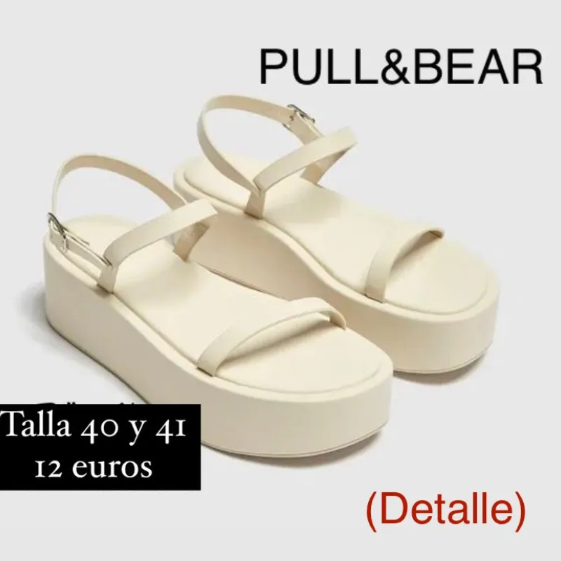 Sandalias plataforma PULL&BEAR 