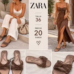 Sandalias Zara