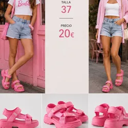 Sandalias Zara Barbie