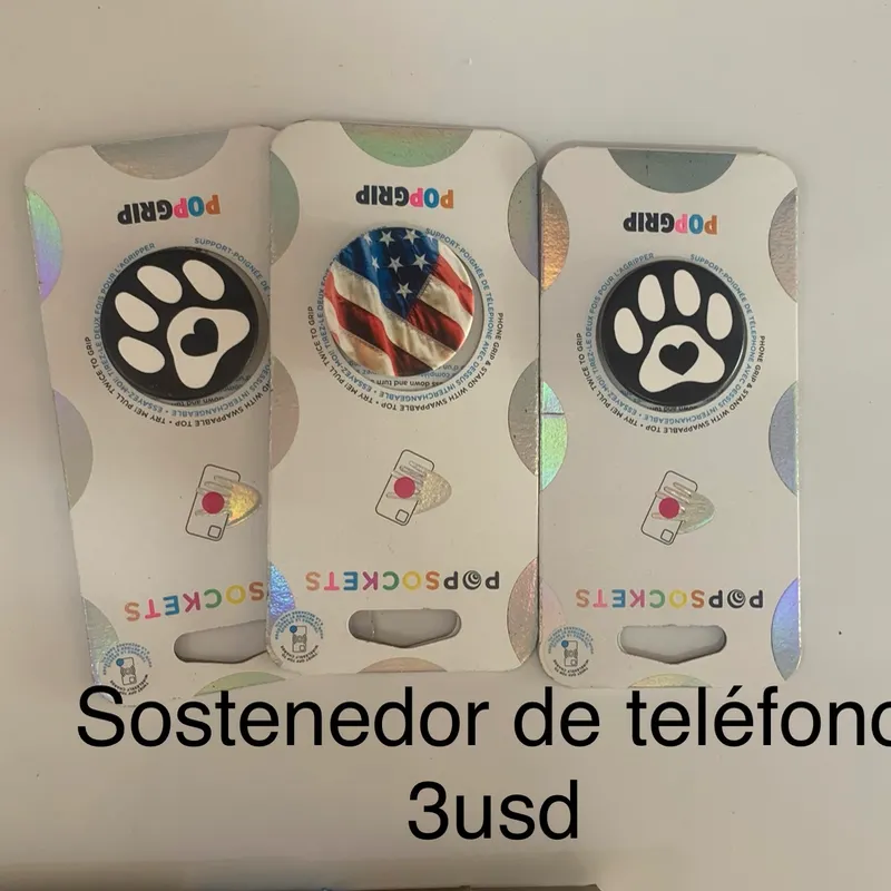 Sostenedor de teléfono manual