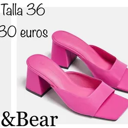 Tacón Fucsia PULL&BEAR 