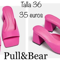 Tacón Fucsia PULL&BEAR 