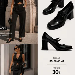 Tacón Oxford Bershka