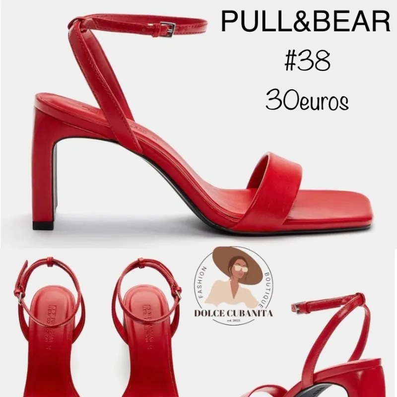 Tacón Rojo PULL&BEAR 