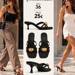Tacones bajitos Bershka