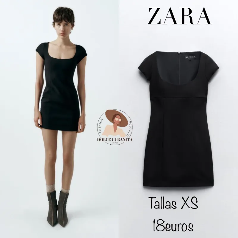 Vestido corto Zara