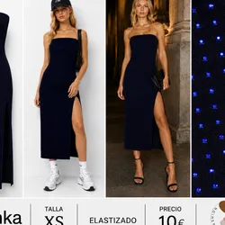 Vestido largo Bershka