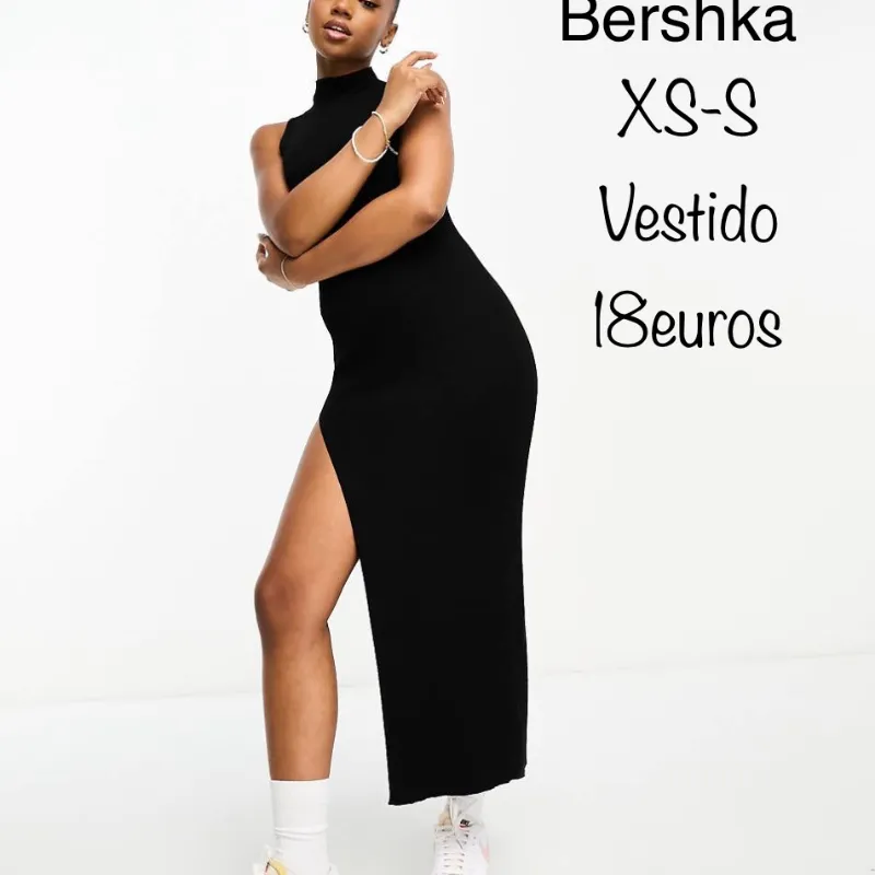 Vestido largo Bershka