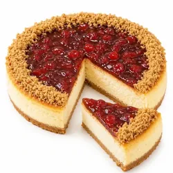 Cheesecake de fresa de 12 porciones