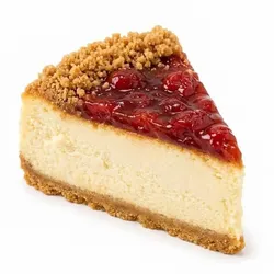Porción de cheesecake