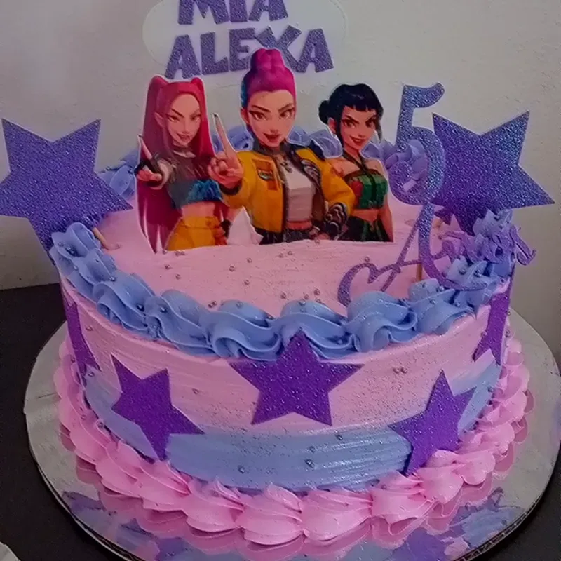 Cake 22cm decor con topper o foami