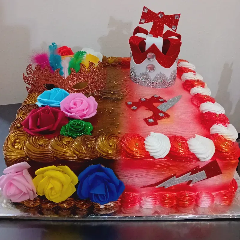 Cake cuadrado de 33x33x10