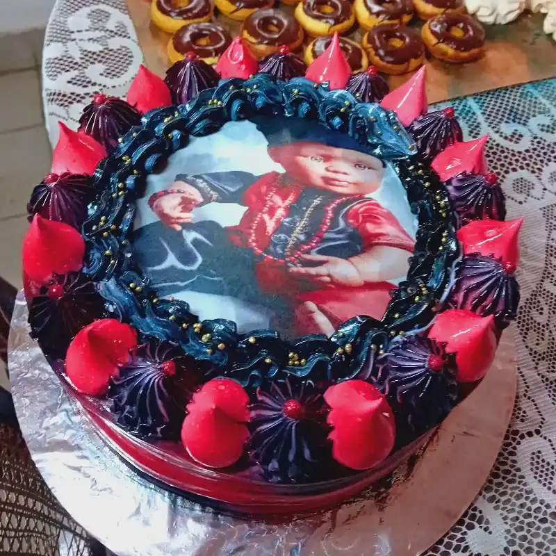 Cake 22cm con papel comestible relig