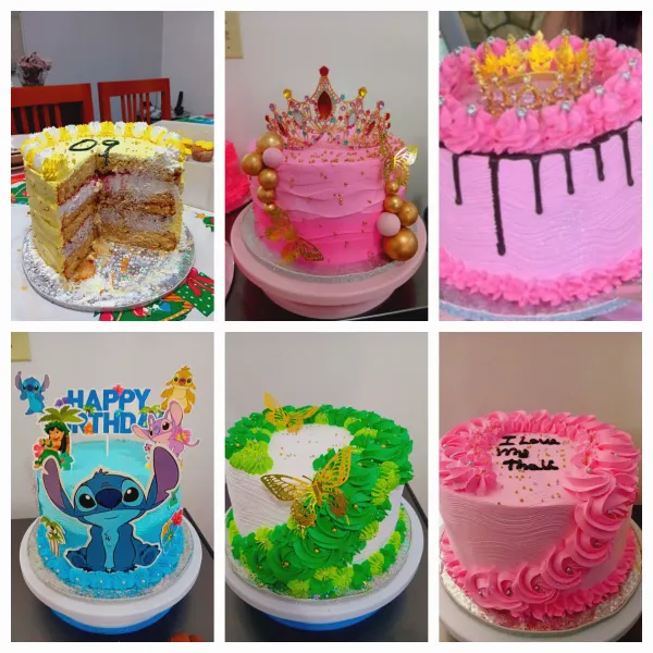 Si tienes un antojito come postres en vasito 
Un rico cake puede endulzar tu dia 