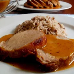 Lomo Ahumado con Salsa de Frutas