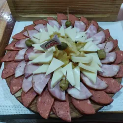 Jamón chorizo y queso