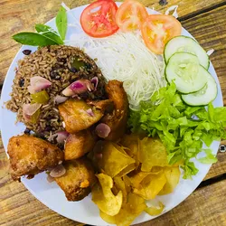 Masa de cerdo frita