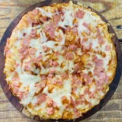 Pizza Jamón Bravo y Queso Gouda 