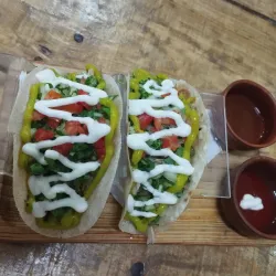 Taco de pollo 