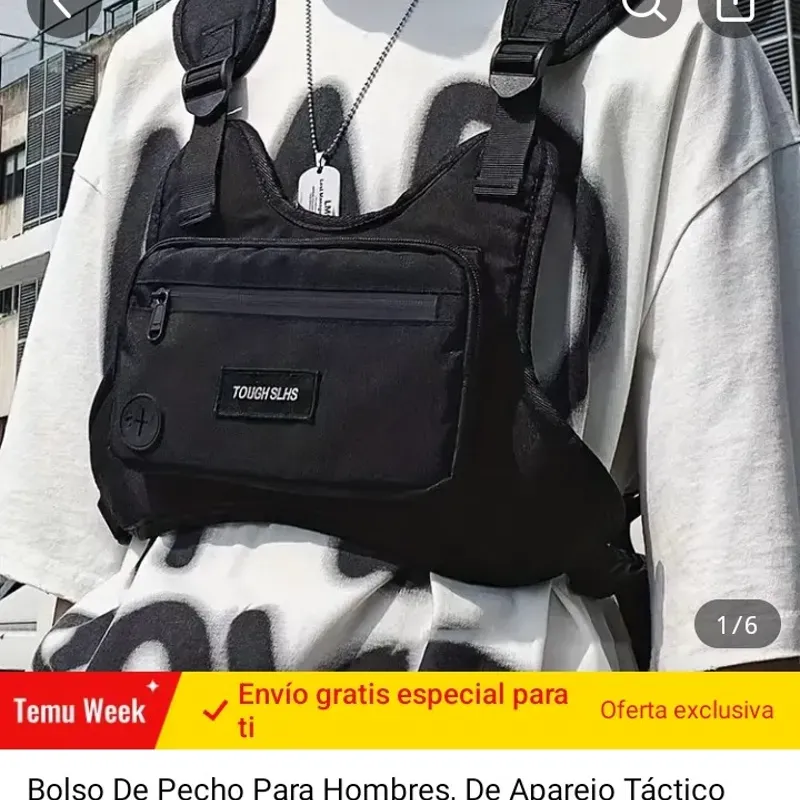 Bolso de pecho para hombre 