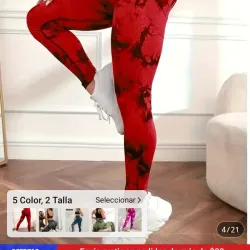Pantalones de Yoga Camuflado de Tie Dye 