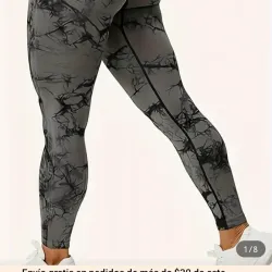 Pantalones de Yoga para mujer de alta elasticidad y largo completo con diseño Tie Dye 