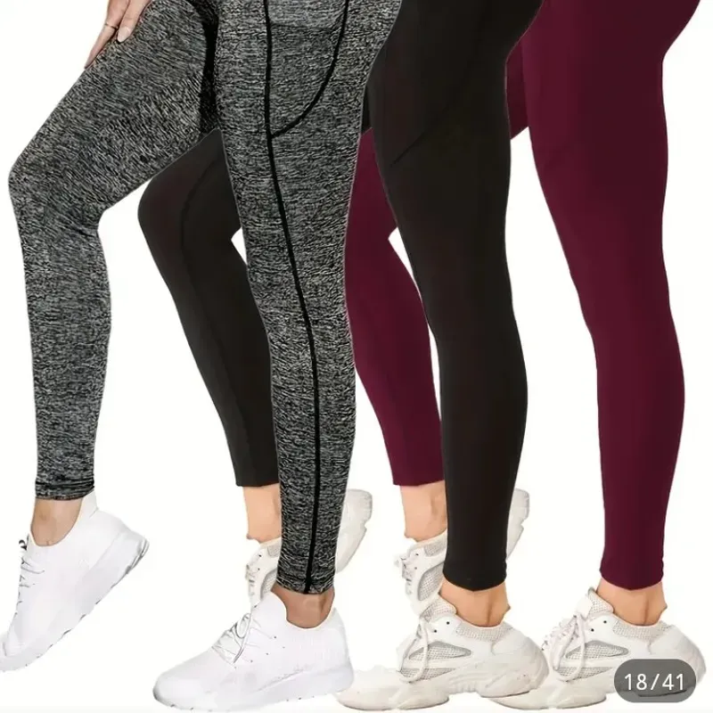 Pantalones Deportivos Ajustados de Talla Grande 