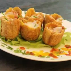 Tostón rellenos con queso