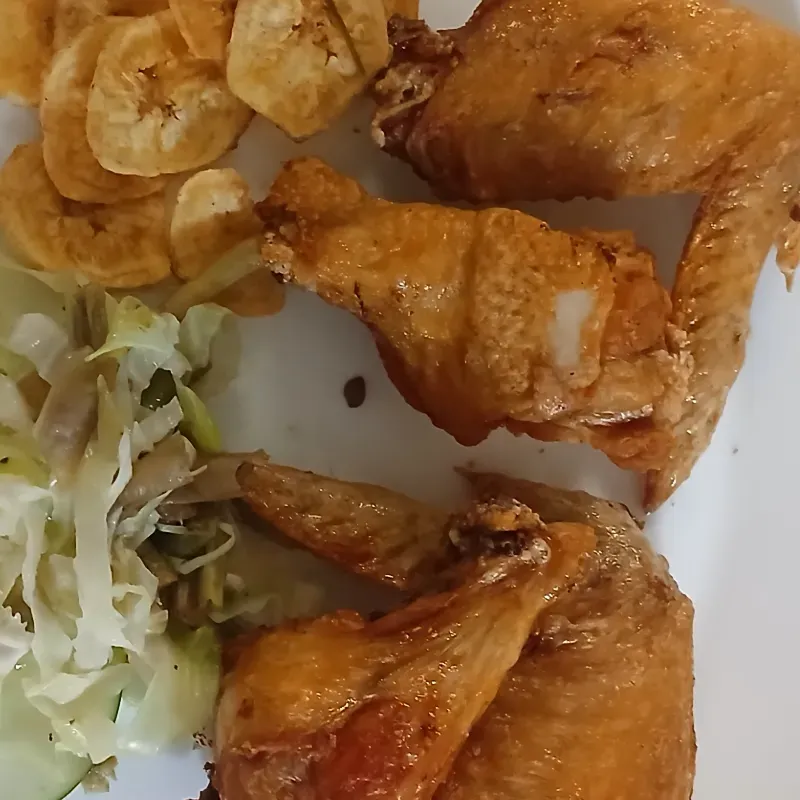 Muslo de las alitas de pollo 