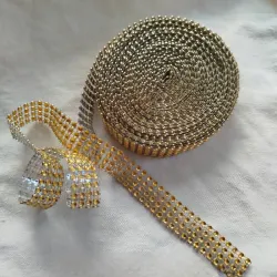 Cinta de Acrílico Dorada