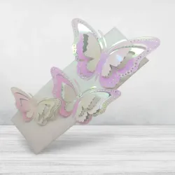 Mariposas 3D Tornasol