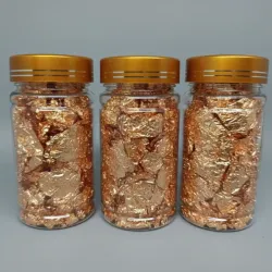 Pan de oro rosa tamaño grande