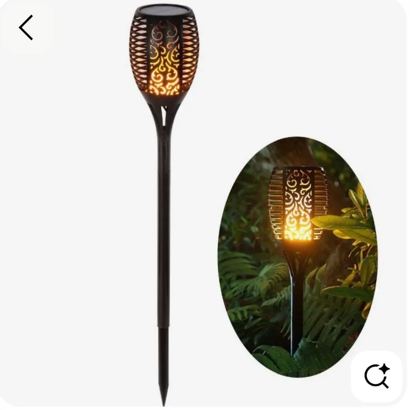 Antorchas para jardín solares